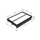 Filtre à Air Pour Hyundai Tucson Tucson/SUV Kia Cerato Sportage