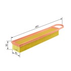 Filtre à Air Pour Peugeot Citroën Mini 1444RJ 1444RK 13717534825 1444RV 1444RW