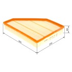 Filtre à Air Pour BMW Série 1 E81 E82 E87 E88 3 E90 E91 E92 E93 X1 13717797465