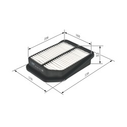 Filtre à Air Pour Suzuki Grand Vitara I II 1378065J00000 13780-65J00