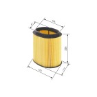 Filtre à Air Pour Porsche 911 Speedster Targa Panamera 99711013030 99711013031