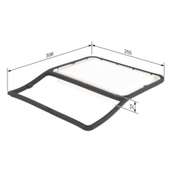 Filtre à Air Pour Toyota Rush Daihatsu Materia Terios