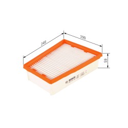 Filtre à Air Pour Renault Grand Scénic III Megane CC 165463884R 7701071367