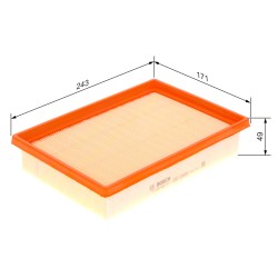 Filtre à Air Pour Chevrolet Aveo Cobalt 96950990