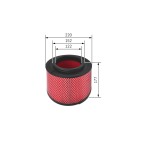Filtre à Air Pour Ford Toyota Mazda 1449296 17080-0L081 WE0113Z40 5149318