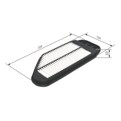 Filtre à Air Pour Chevrolet Spark - 42390126 96827723