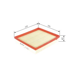 Filtre à Air Pour BMW Série 1 F20 F21 2 F22, F87 F23 3 F30, F80 13717630911