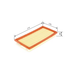 Filtre à Air Pour Fiat Alfa Romeo Lancia 51881024 51894543 51904553 51961544