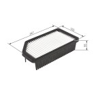 Filtre à Air Pour Kia RIO III 281131W000 S281131W000