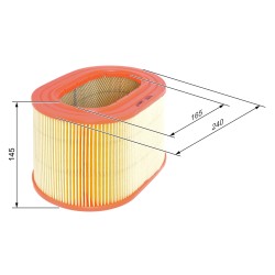 Filtre à Air Pour Mitsubishi Galant IV Station Wagon Pajero I MD603384 MZ311785