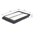 Filtre à Air Pour Renault Kadjar Nissan Qashqai II SUV 165464EA0C 165464BC2A