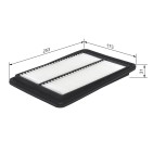 Filtre à Air Pour Renault Kadjar Koleos II Nissan Qashqai II SUV Van X-Trail