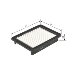 Filtre à Air Pour Opel Karl Vauxhall Viva 834888 95238310