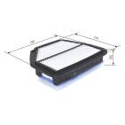 Filtre à Air Pour Opel Antara Chevrolet Captiva Vauxhall 22745824 4802876