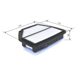 Filtre à Air Pour Opel Antara Chevrolet Captiva Vauxhall 22745824 4802876