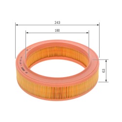 Filtre à Air Pour Renault 4 9 11 19 I II 21 Clio Rapid Super 5 Dacia Duster
