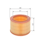 Filtre à Air Pour Peugeot Citroën Talbot 114589 10033346 9401445898 1145890