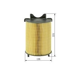 Filtre à Air Pour VW Beetle Caddy III EOS Audi Seat Skoda 1F0129620 3C0129620