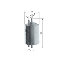 Filtre à Carburant Pour Chrysler Maybach MERCEDES Puch 05097052AA 5097052AA