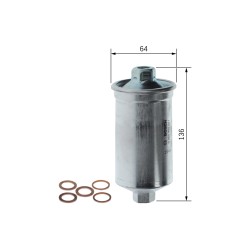 Filtre à Carburant Pour Peugeot Renault VW Audi 80 156705 6001000471 431131151