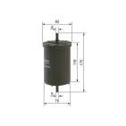 Filtre à Carburant Pour VW Audi Seat Skoda 0J1201511A 8E0201511K 1J0201511A