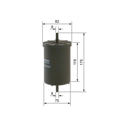 Filtre à Carburant Pour VW Audi Seat Skoda 0J1201511A 8E0201511K 1J0201511A