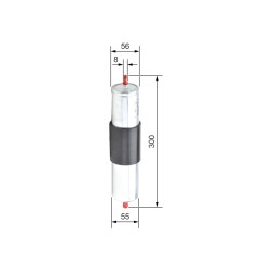 Filtre à Carburant Pour BMW Série 3 E36 E46 5 E34 E39 7 E38 8 E31 Z3 1702632