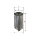 Filtre à Carburant Pour Fiat Alfa Romeo Lancia LDV Maxus K0077362339 71771753