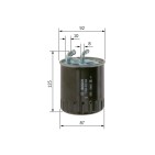Filtre à Carburant Pour MERCEDES Classe A B C T-Model E GL GLK M R S Sprinter