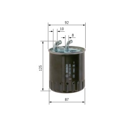 Filtre à Carburant Pour MERCEDES Classe A B C T-Model E GL GLK M R S Sprinter