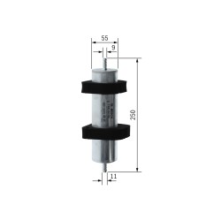 Filtre à Carburant Pour VW Audi A4 A5 Porsche 8K0127400A 80A127399B 8T0127401A