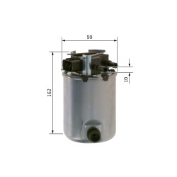 Filtre à Carburant Pour Nissan Qashqai II SUV X-Trail Van 164004EA1A