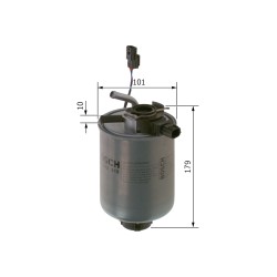 Filtre à Carburant Pour Nissan NP300 Navara Pathfinder III Van 16400-5X21A