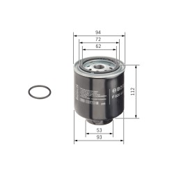 Filtre à Carburant Pour Mitsubishi L200/Triton 1770A012 1770A374