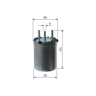 Filtre à Carburant Pour Audi A1 6R0127400D