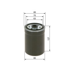 Filtre à Carburant Pour FENDT HEULIEZ IRISBUS IVECO F119200060010 0504113074