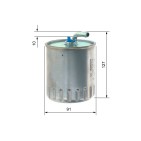 Filtre à Carburant Pour MERCEDES Classe C T-Model G M CLK