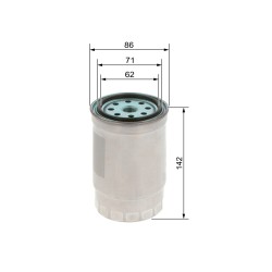 Filtre à Carburant Pour Hyundai ix55 Santa Fé I Kia Carens I Ceed Sportage