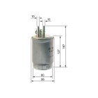 Filtre à Carburant Pour Ford Fiesta IV Focus Turnier 1069071 1069073 1079271