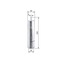 Filtre à Carburant Pour BMW 6 E63 E64 F06 F12 F13 7 E65, E66, E67 Mini Mini