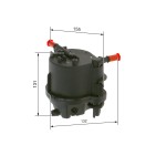 Filtre à Carburant Pour Peugeot Ford Toyota Citroën 190173 1148119 SU00100696