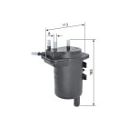 Filtre à Carburant Pour Renault Nissan Suzuki 164001540R 164004U105 8200026237