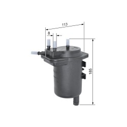Filtre à Carburant Pour Renault Nissan Suzuki 164001540R 164004U105 8200026237