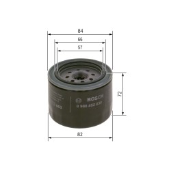 Filtre à Huile Pour Suzuki Alto Daewoo Daihatsu 16510-73001-000 1651073013