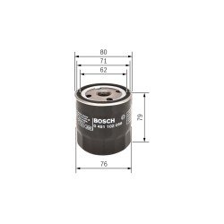 Filtre à Huile Pour Opel Ford Austin Bedford 90022778 5011780 GFE166 7884256