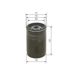 Filtre à Huile Pour VW Bora Audi Seat Skoda 034115561A 06A115561B 06A115561A