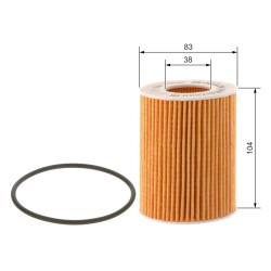 Filtre à Huile Pour BMW Série 3 E36 E46 5 E39 E60 E61 7 E38 11427512301