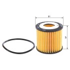 Filtre à Huile Pour Toyota Auris Daihatsu Lexus Subaru 0415237010 04152B1010000