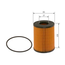 Filtre à Huile Pour Porsche 911 Speedster Targa Cayenne Macan 0PB115466