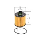 Filtre à Huile Pour Opel Fiat Alfa Romeo Suzuki 650111 55223416 16510-62M00